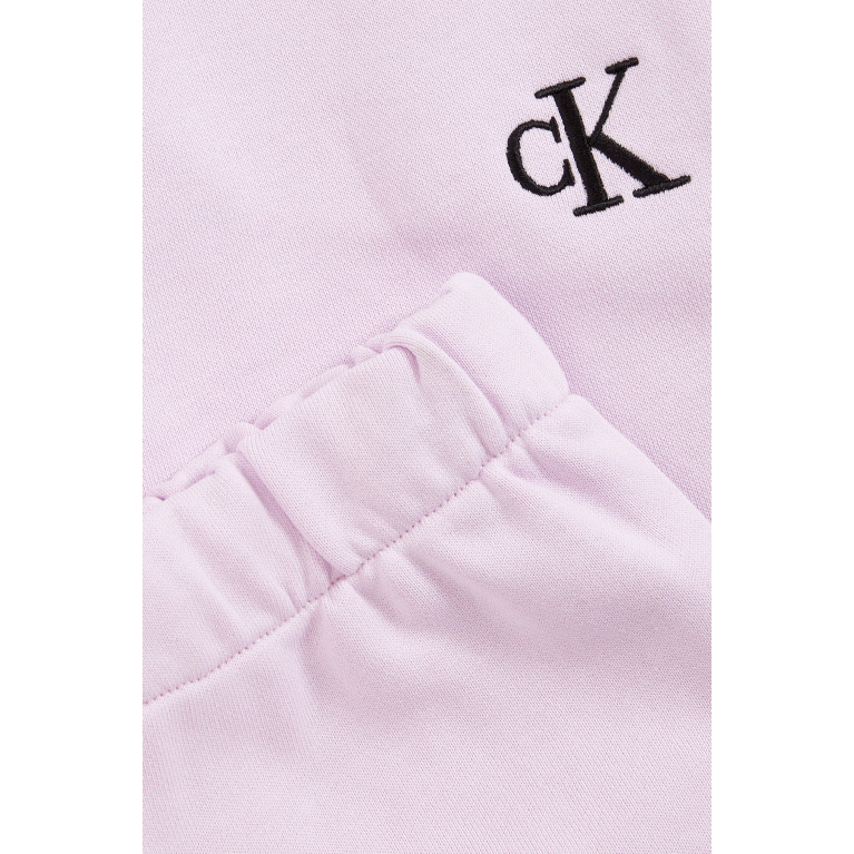 Calvin Klein - Logo Organic Cotton Sweatpants Purple