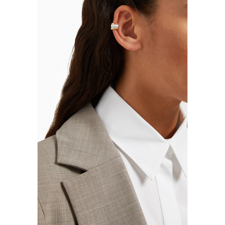 Boucheron - Quatre White Edition Single Clip Earring with Diamonds in 18kt Gold