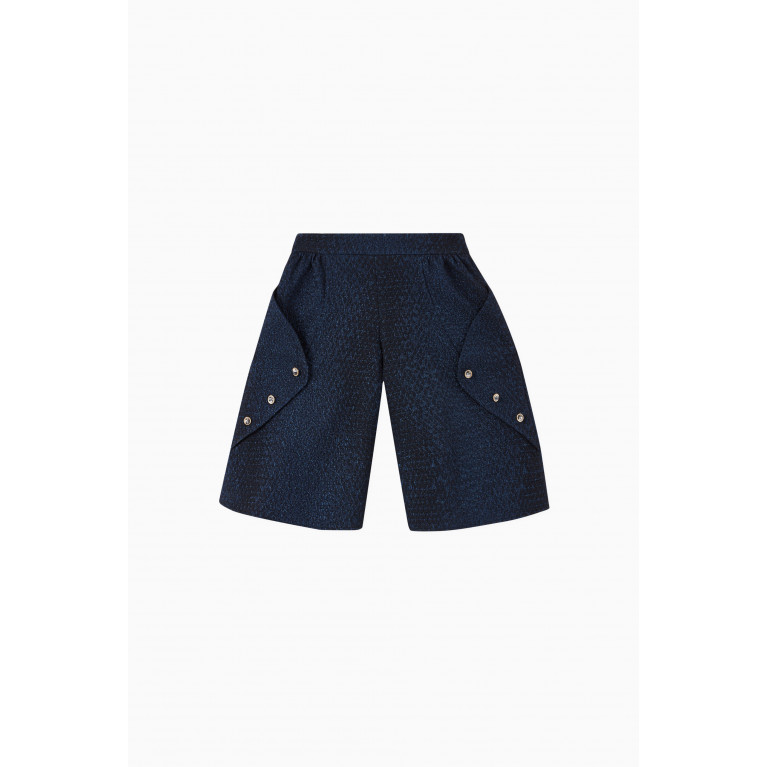 Poca & Poca - Jacquard Button Shorts