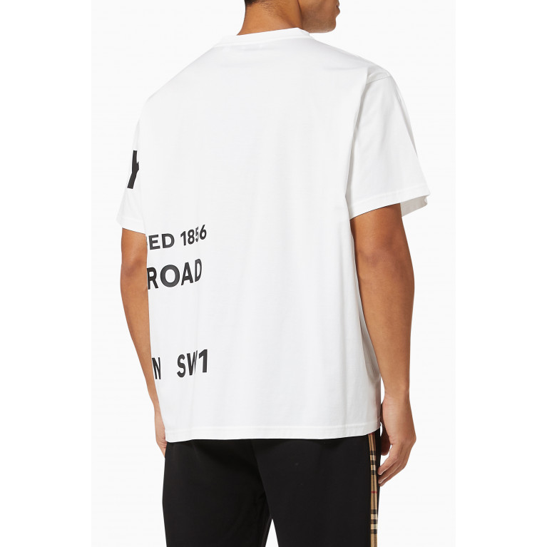 Burberry - Horseferry Print Oversized T-shirt in Cotton