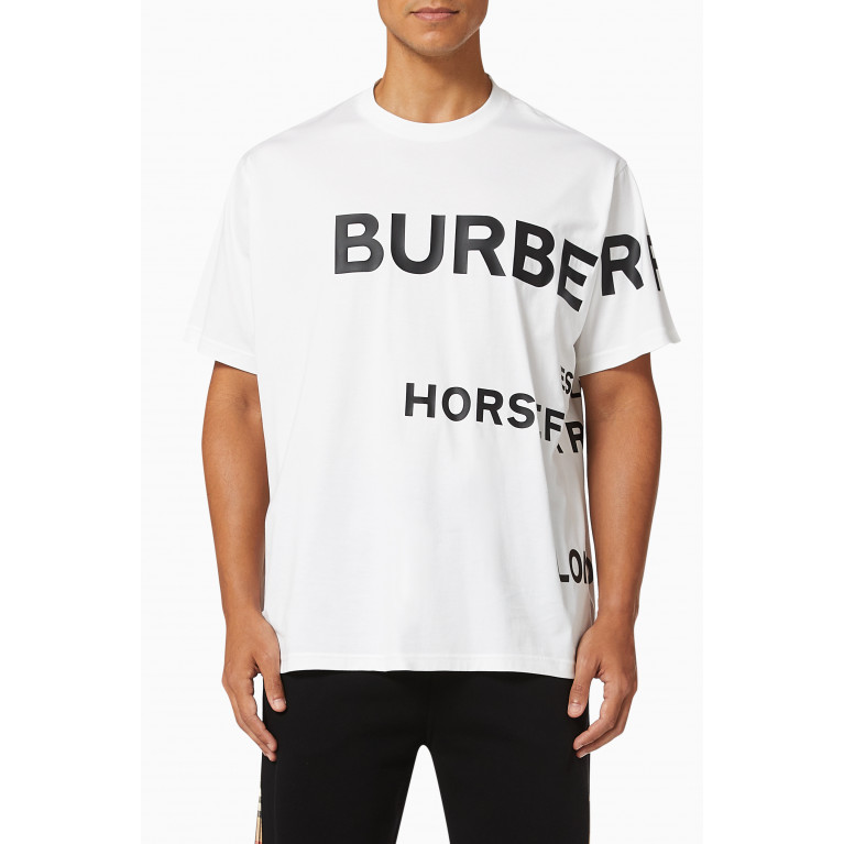 Burberry - Horseferry Print Oversized T-shirt in Cotton