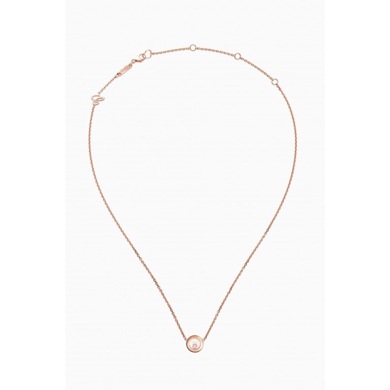 Chopard - Happy Diamonds Icons Necklace in 18kt Rose Gold