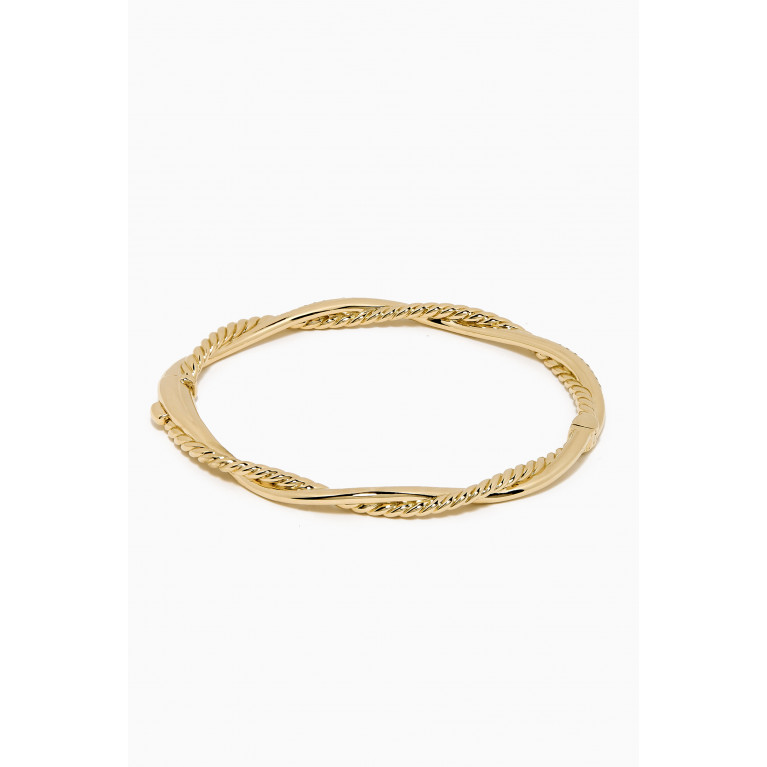 David Yurman - Petite Infinity Diamond Bracelet in 18kt Yellow Gold