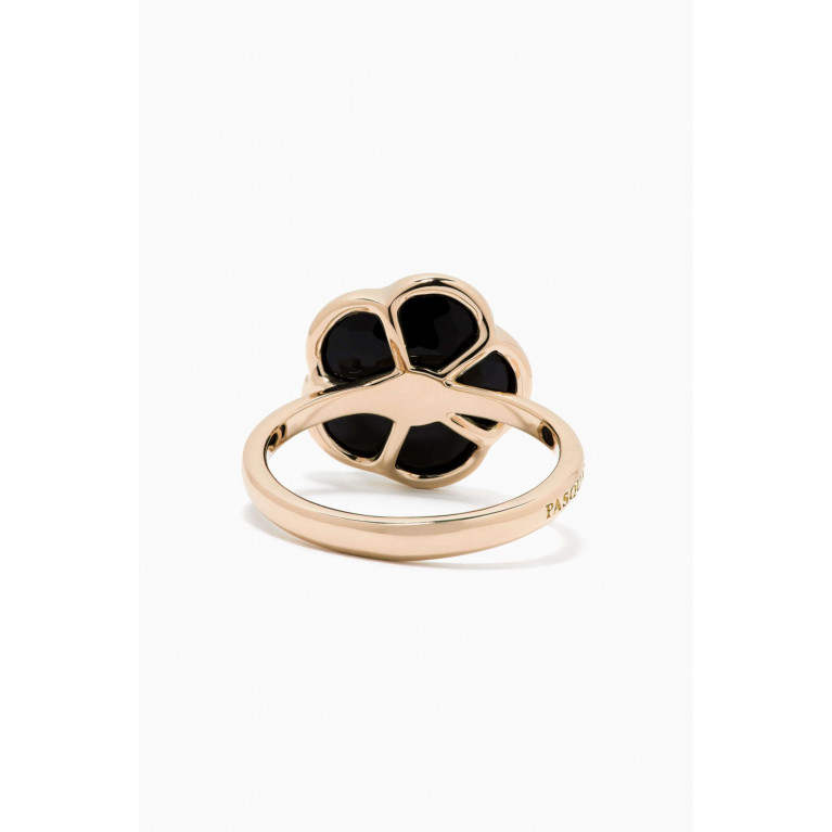 Pasquale Bruni - Petit Joli Diamond Ring with Onyx in 18kt Rose Gold