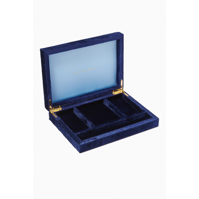 Sophie Bille Brahe - Trésor Royale Jewellery Box in Velvet Blue
