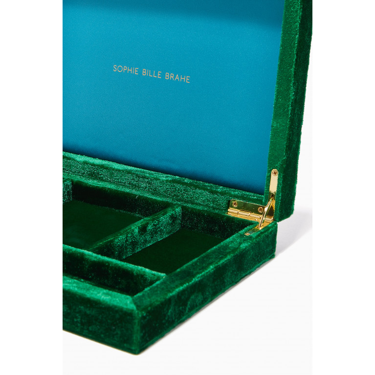 Sophie Bille Brahe - Trésor Royale Jewellery Box in Velvet Green