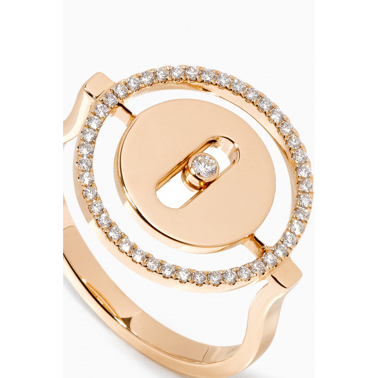 Messika - Lucky Move PM Diamond Ring in 18kt Rose Gold