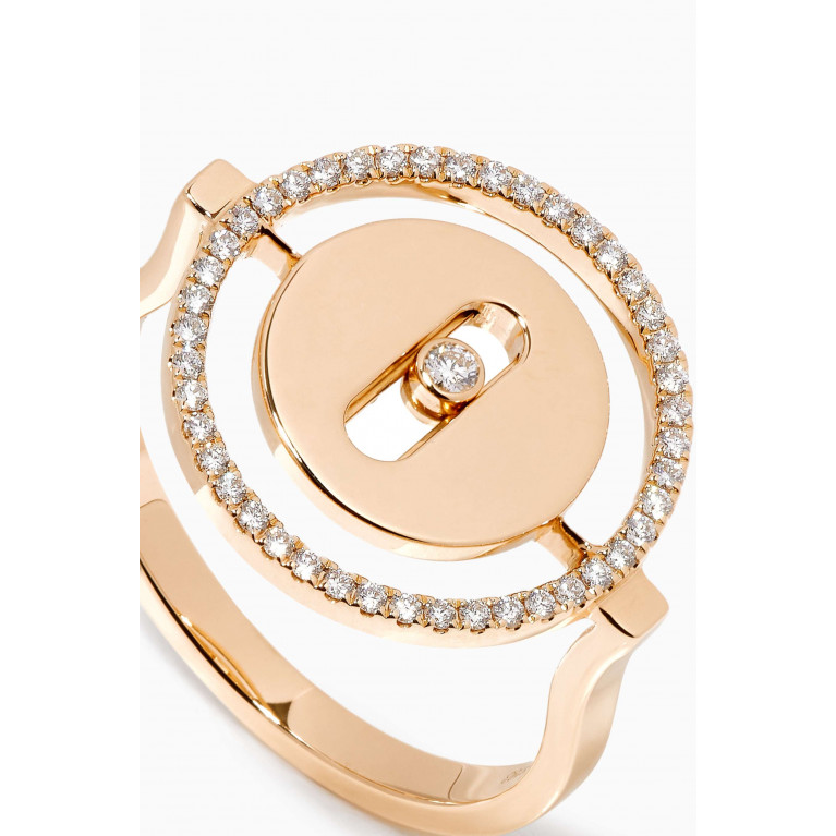 Messika - Lucky Move PM Diamond Ring in 18kt Rose Gold Rose Gold
