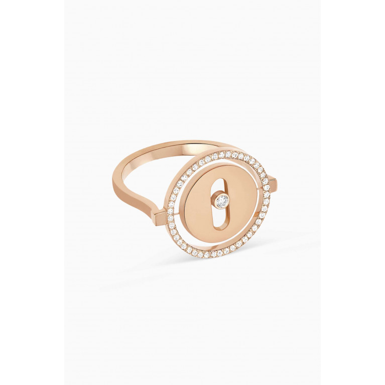 Messika - Lucky Move PM Diamond Ring in 18kt Rose Gold Rose Gold