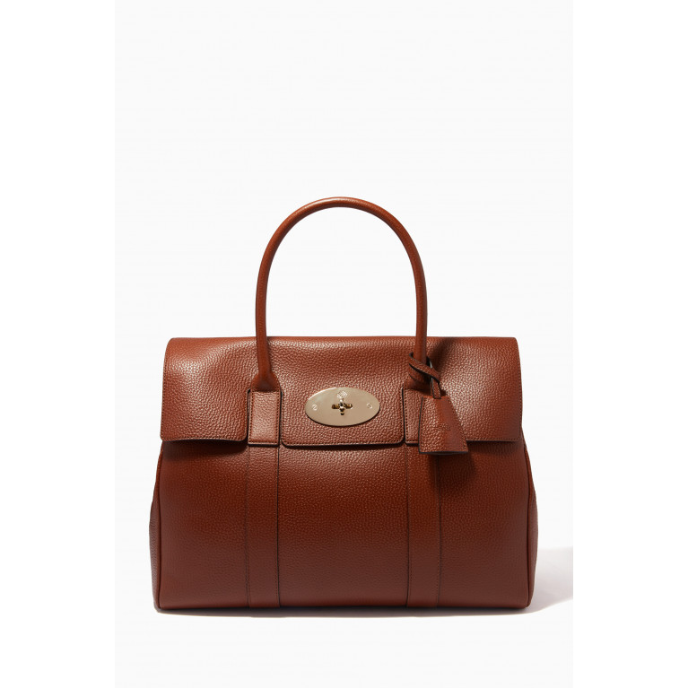 Mulberry - Bayswater Shoulder Bag in Natural Grain Leather
