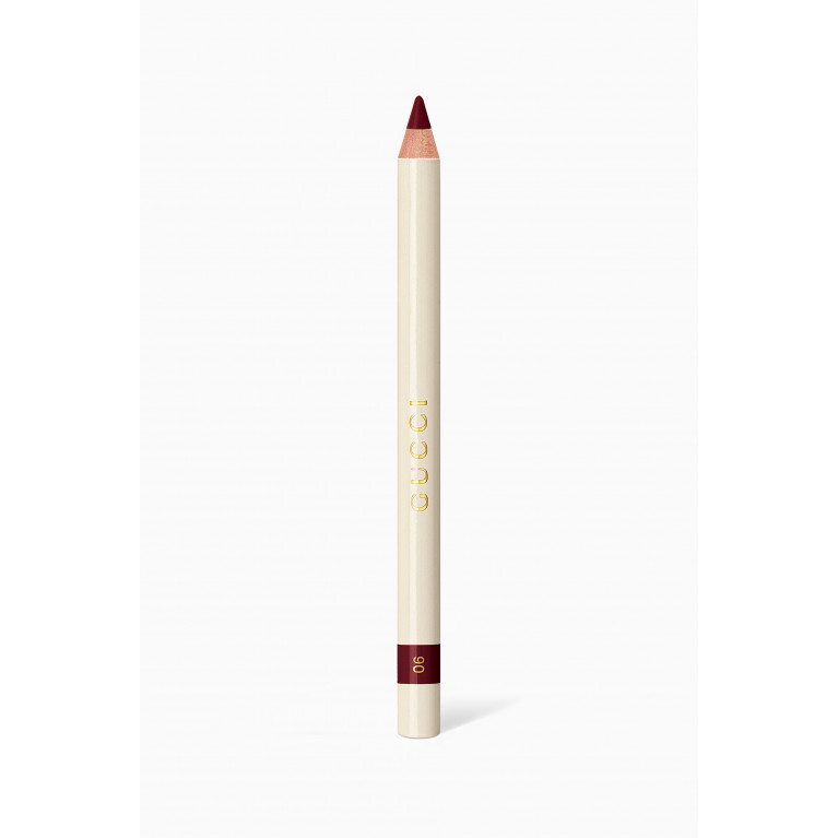 06 Bordeaux Crayon Contour des Lèvres Lip Liner Pencil, 1.8g Multicolour