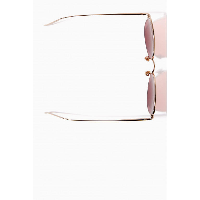 Jimmy Fairly - The Vendome Sunglasses in Stainless Steel