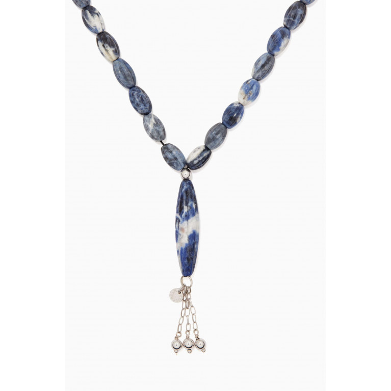 Tateossian - Scalloped Worry Beads in Goldstone
