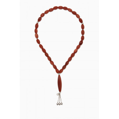 Tateossian - Scalloped Worry Beads in Sodalite Brown