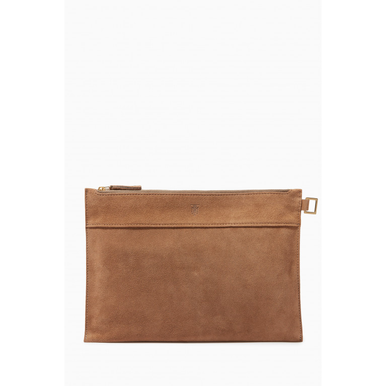 MONTROI - Nomad Medium Pouch in Suede Leather