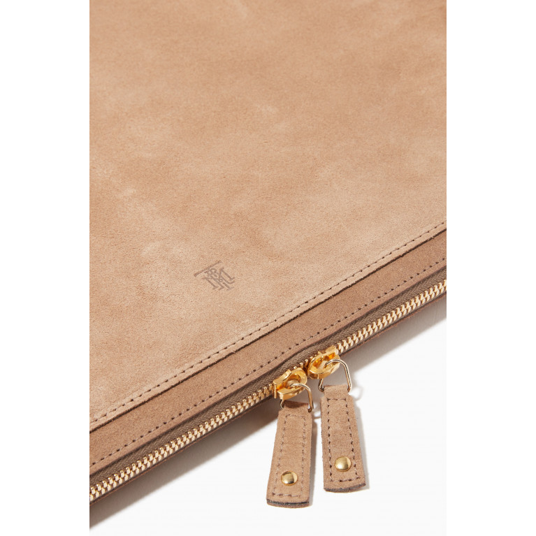 MONTROI - Laptop Case 15" in Suede Leather