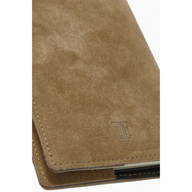 MONTROI - Small Notebook Cover in Suede