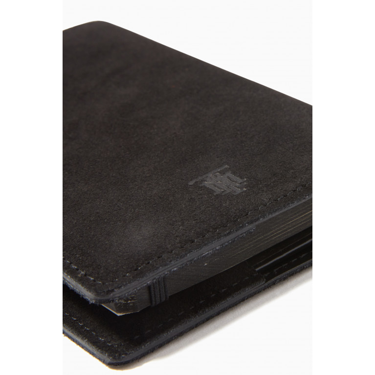 MONTROI - Small Notebook Cover in Suede Leather