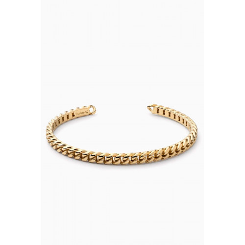 Miansai - Cuban Cuff Bracelet in 14kt Gold Plating