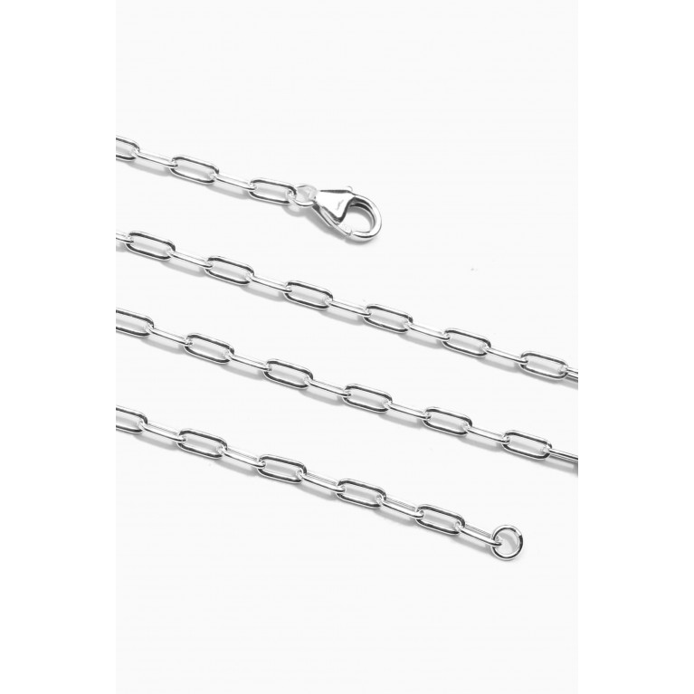 Miansai - Cuban Chain Necklace in Sterling Silver, 2.5mm
