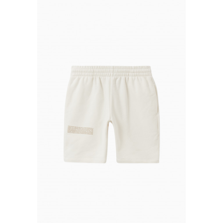 Pangaia - Recycled Cotton Long Shorts Off White