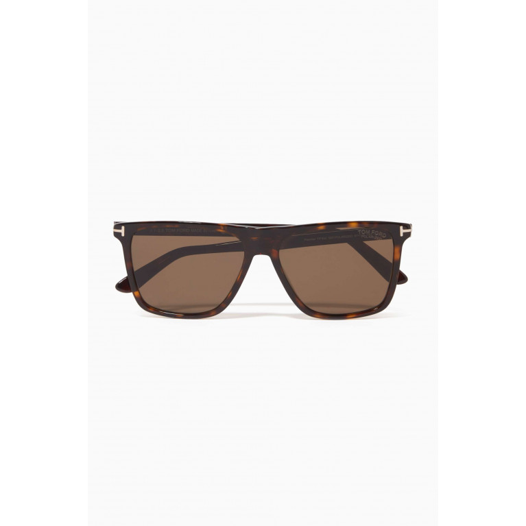 Tom Ford - Oversized Sunglasses in Tortoiseshell Acetate