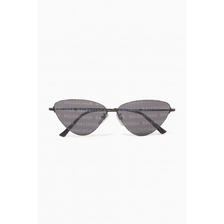 Balenciaga - Invisible Cat Sunglasses in Metal