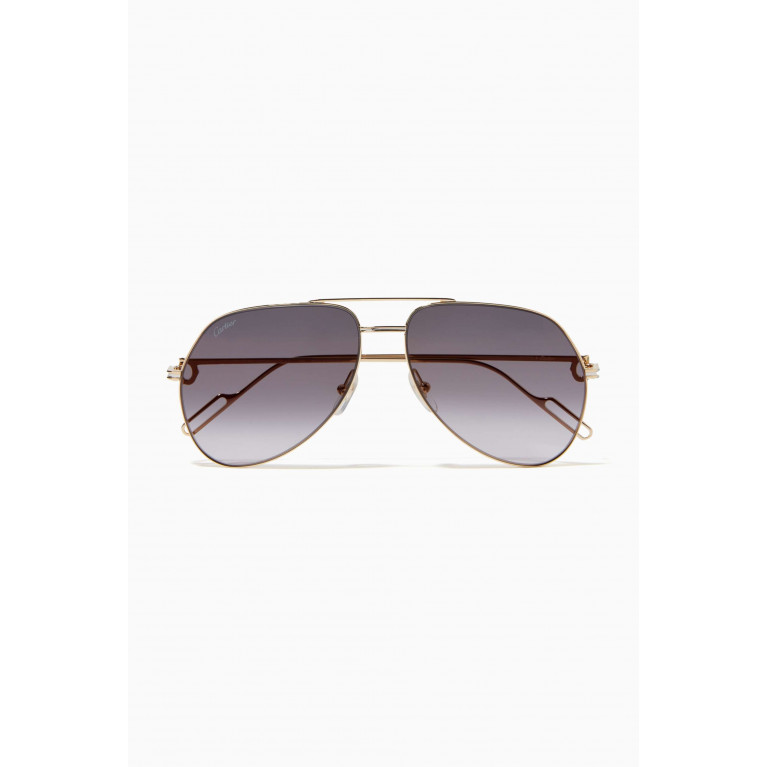Cartier - Aviator Sunglasses in Metal