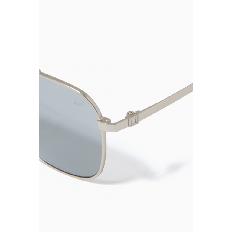 Dunhill - Squared Sunglasses in Titanium