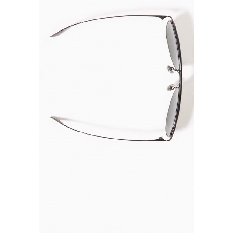 Montblanc - Square Frame Sunglasses in Metal