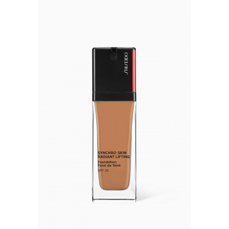 Shiseido - 410 Sunstone, Synchro Skin Radiant Lifting Foundation SPF 30, 30ml