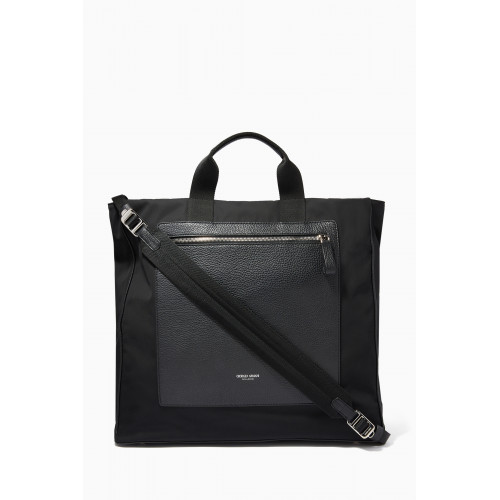 Giorgio Armani - GA Tote Bag in Nylon & Leather