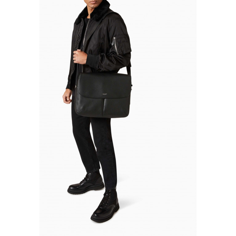Giorgio Armani - La Prima Messenger Bag in Tumbled Leather