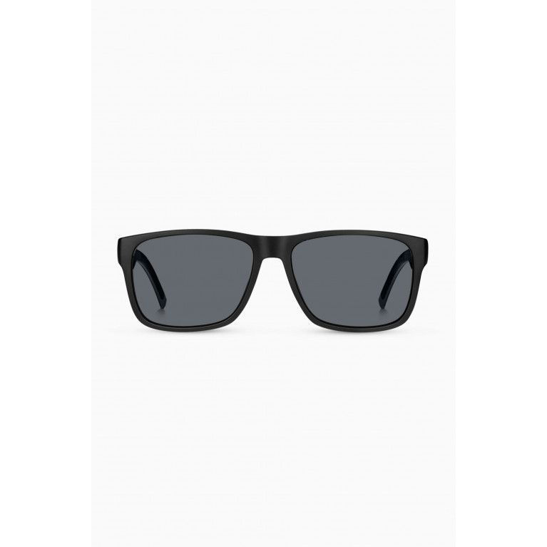 Tommy Hilfiger - Rectangular Sunglasses in Acetate