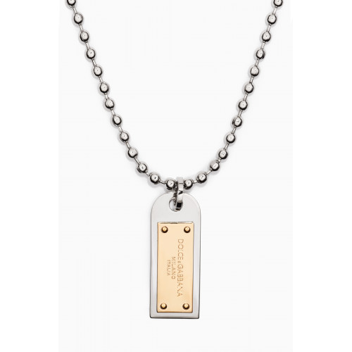 Dolce & Gabbana - Eden Necklace in Palladium-plated Brass