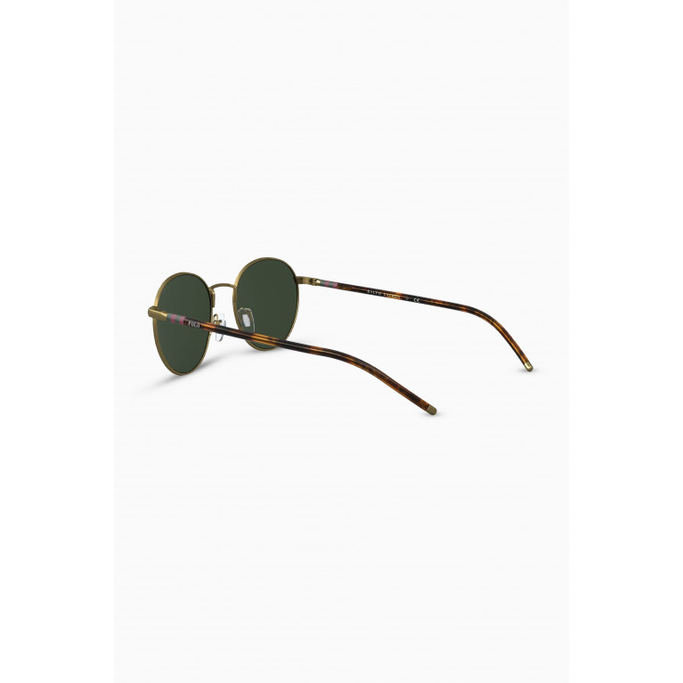 Polo Ralph Lauren - Round Sunglasses in Metal