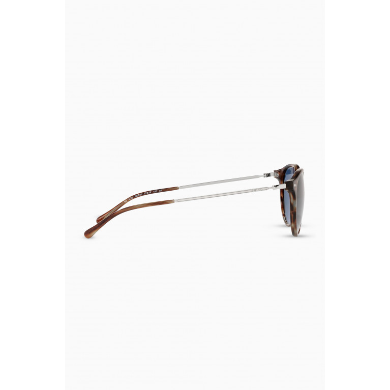 Polo Ralph Lauren - Wayfarer Round Sunglasses in Steel