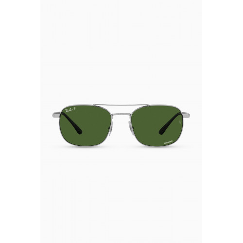 Ray-Ban - Chromance Square Sunglasses in Metal