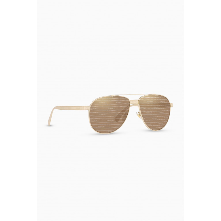 Versace - Phantos Sunglasses with Logo Lenses