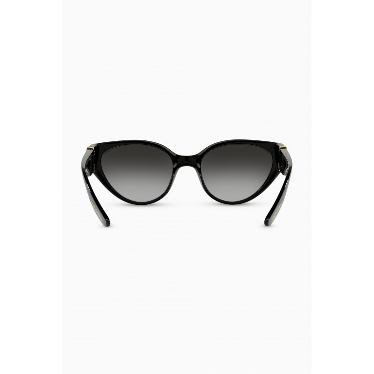Dolce & Gabbana - DG Crossed Sunglasses Black