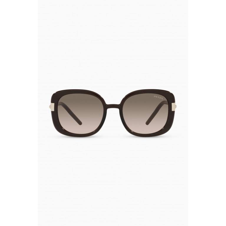 Prada - Rectangular Sunglasses in Acetate