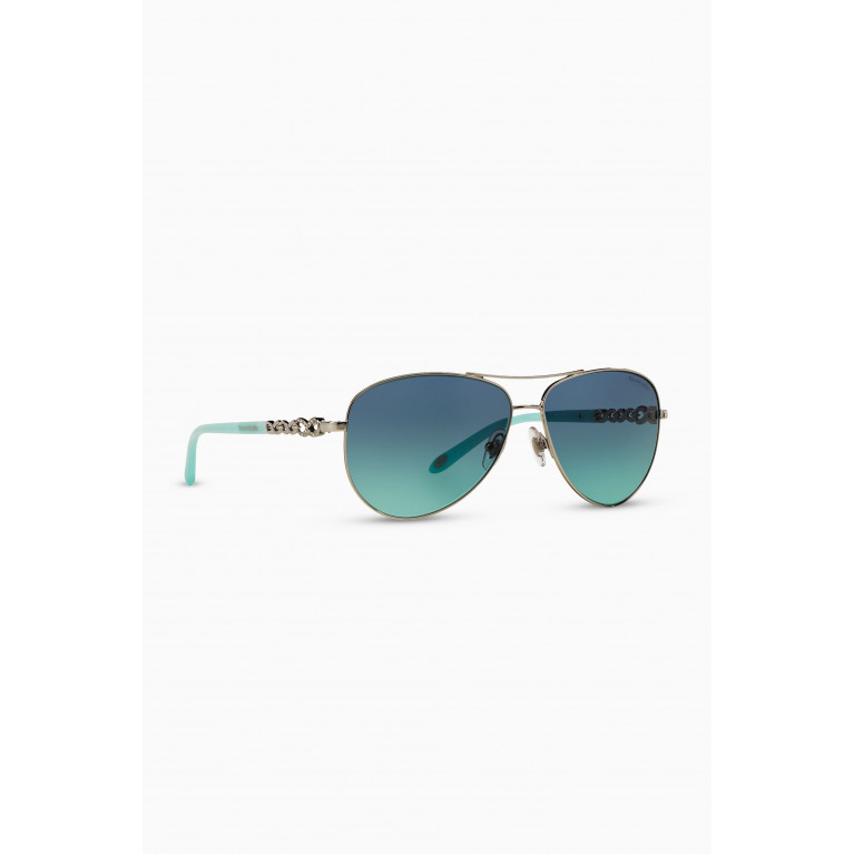 Tiffany & Co. - Aviator Sunglasses in Metal