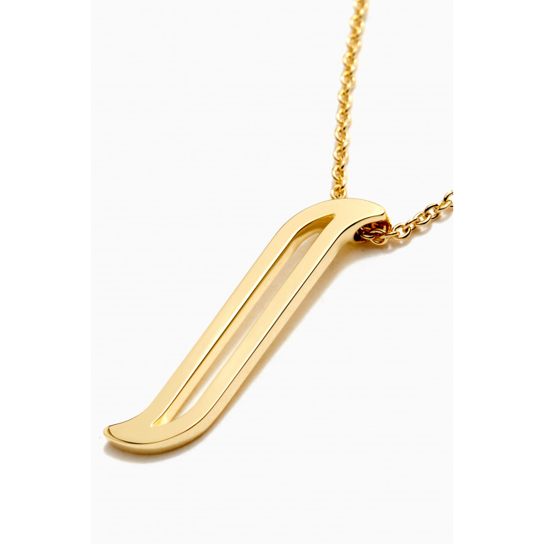 Damas - Alif Necklace in 18kt Yellow Gold Yellow