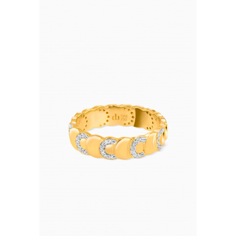 Damas - Revolve Diamond Ring in 18kt Yellow Gold Yellow