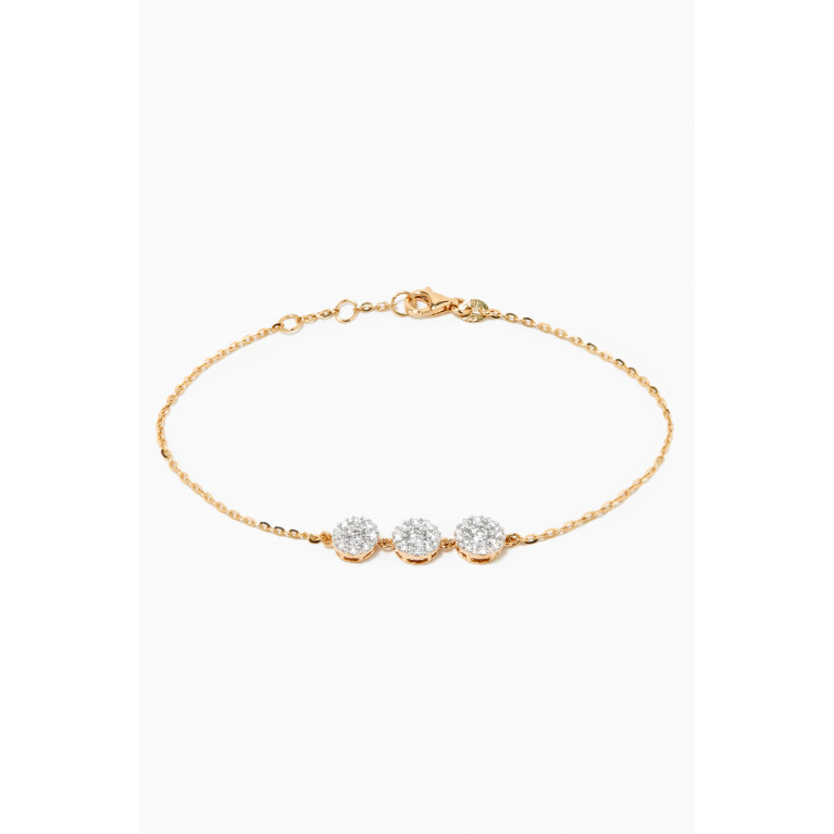 Damas - OneSixEight Diamond Bracelet in 18kt Yellow Gold