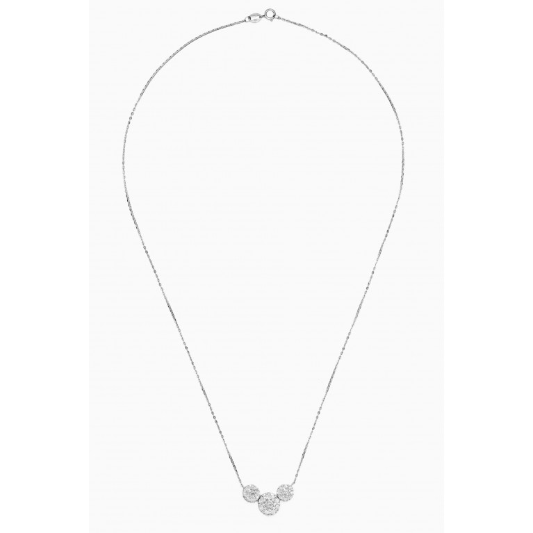 Damas - OneSixEight Pendant Chain in 18kt White Gold