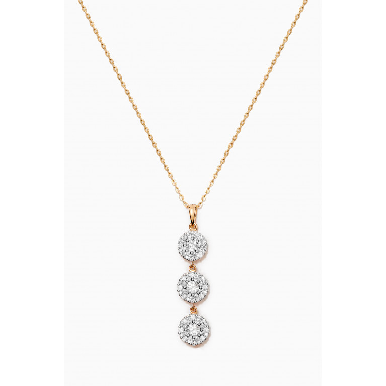 Damas - OneSixEight Diamond Pendant Chain in 18kt Gold