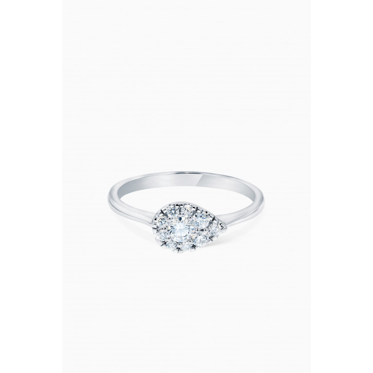 Damas - OneSixEight Diamond Ring in 18kt White Gold