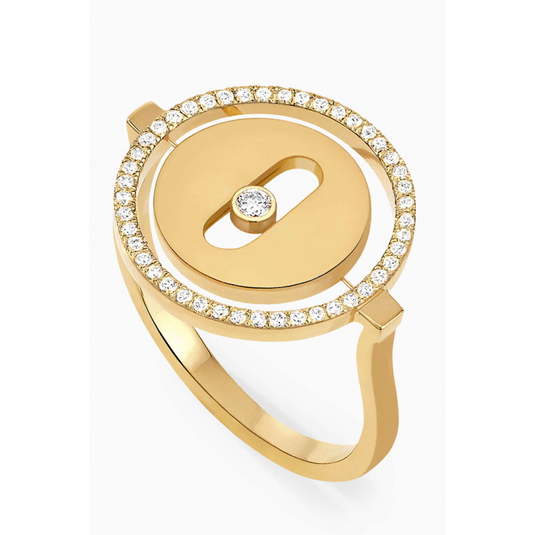 Messika - Lucky Move PM Diamond Ring in 18kt Yellow Gold Yellow
