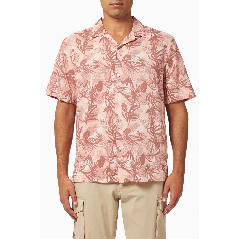 Selected Homme - Cuban Collar Shirt in Cotton Modal